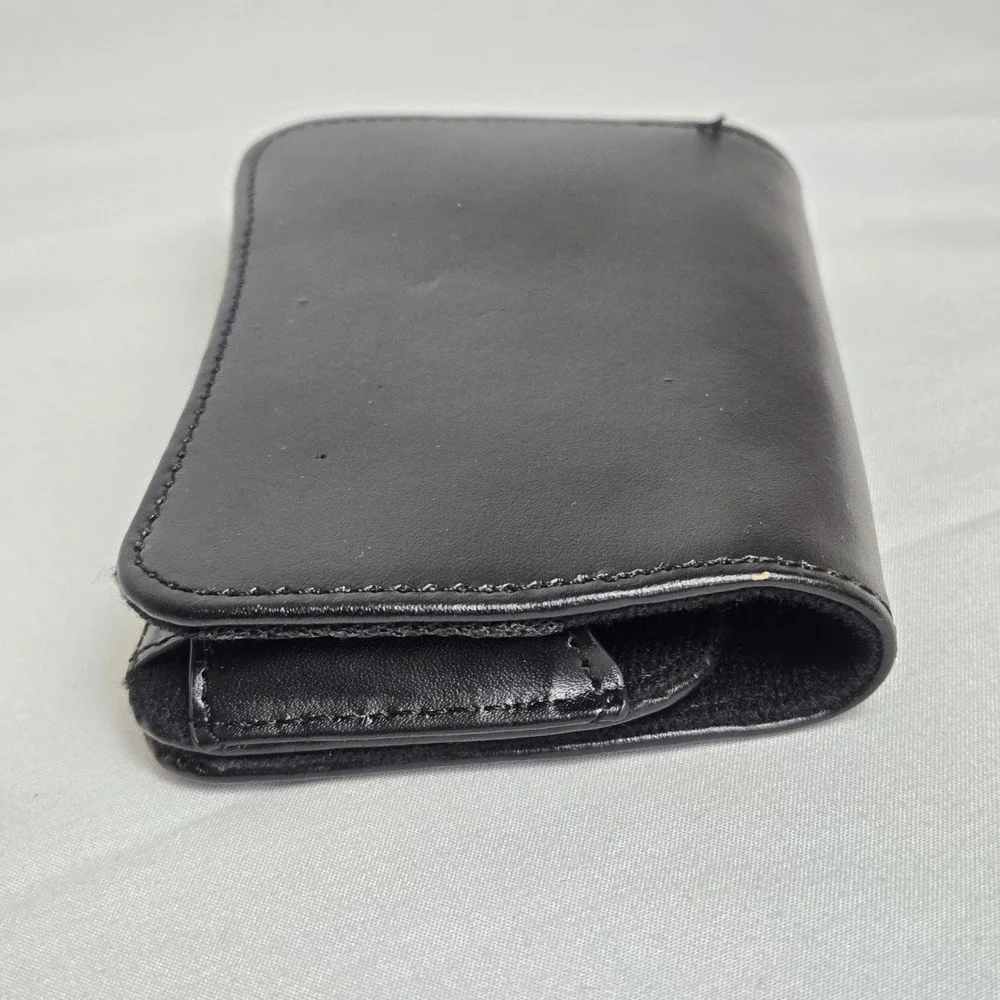 Nikon Coolpix Leather Digital Camera‎ Case Magnetic Flap Closure Compact Black